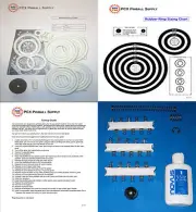 1953 Williams Starlite Pinball Machine Tune-up Kit - Includes Rubber Ring Kit!