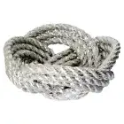 NEW Areaware By Harry Allen Silver Knot Rope Sculpture Fruit Incu Art Bowl