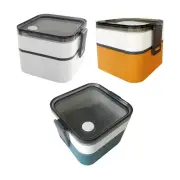 Double Decker Lunch Box Stackable Container for Kids And Adults