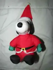 Mini Plush Whitmans Peanuts Snoopy In Santa Outfit NEW