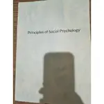 PRINCIPLES OF SOCIAL PSYCHOLOGY