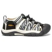 Keen Newport H2 Zebra Sport Youth Girls Black, White Casual Sandals 1026856