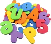 ABC Bath Fun Set - Soft Foam Letters, Shower Numbers | Early Learners Alphabet Toy with Wall-Sticking Feature, Playful Preschool Learning in Tub, Color Recognition Activity, and Bathroom Water Play