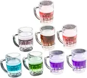 Hohopeti DIY Accessory Kit 8pcs Beer Cup Charms Hanging Charms for Necklace Earring Bracelet Keychain Unique Craft Decor Random
