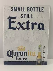 Corona Extra Beer Tin Tacker Wall Sign Promotional