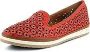 [Spring Step L'Artiste] Spring Step womens TULISA Loafer Platform Shoes, Tulisa Red Size: 36 M EU