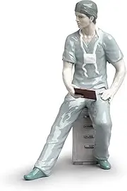[LLADRÓ] Surgeon Figurine. Porcelain Figure Figure.