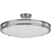 AFX Inc. CAC121200L5AJD1 Carlisle Semi-Flush Mount Satin Nickel