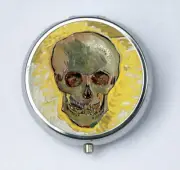 Van Gogh Skull Pill case pillbox box holder