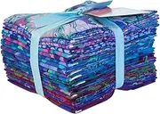 Classics Plus Royal Fat Quarter Bundle (20 Pieces) by Kaffe Fassett Collective for FreeSpirit (FB4FQGP.Royal)