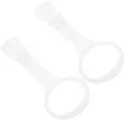 ifundom Infant Bed Pull Ring 2pcs Stand up Ring Handles for Crib Playpen Accessory