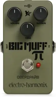 Electro-Harmonix Green Russian Big Muff Pi Fuzz Pedal