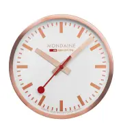 MONDAINE WALL CLOCK, Rose Gold