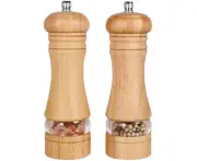 Pepper Grinder,Wood Salt and Pepper Grinder Mills Sets