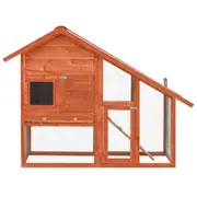 Chicken Coop Rabbit Hutch House Large Wooden Outdoor Pet Hutch Run Cage Pet