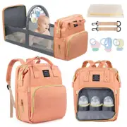 Diaper Bag Backpack, Multifunctional Baby Diaper Bags with Changing Station