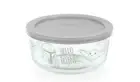 Pyrex Star Wars Glass 4-Cup Storage Bowl Container Dish Mando And Baby YODA