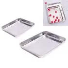 1x Stainless Steel Baking Pan Toaster Oven Tray Pans/Baking Dish/BBQ Cookie Cake