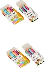 TEHAUX 2sets Water-based Chalk Pens Multi-color Markers for School and Art Projects 12pcs*2
