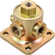 Misakomo 90554615 3-Way Pilot Valve - 1/4"-1/8" NPT Pilot Valve Port Compatible with Haldex 90554615 pilot valves - Pilot Valve for Air Suspension Dump Systems on Semi Trailer and Trucks