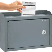 Adir Suggestion Box with Slot and Lock - Money Drop Box with Lock, Cash Dropb...