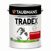 Taubmans Tradex Semi Gloss White Enamel Oil Based Paint - 10L