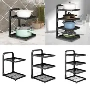 Kitchen Pot Rack Bowl Shelf Cookware Storage Support Cookware Stand for Home