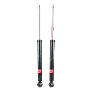 2x Rear KYB Excel-G Shock Absorbers for Volkswagen Polo 9N 6R 6C I4 DT4 FWD