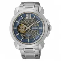 在飛比找Yahoo奇摩購物中心優惠-SEIKO Premier紳士雅痞設計款機械錶4R71-00