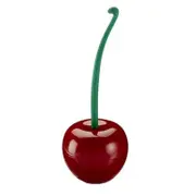 2Pcs Creative Toilet Brush Cherry Plastic Set Wine Red Head Toilet Brushes & Holders