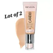 2Pck Revlon PhotoReady Candid Natural Finish Foundation, 250 Vanilla 0.75 fl oz