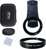 Hjdlhx Portable 37 Mm Telephone Camera Lens Clip Photo Accessories, 10x Macro Lens