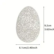 Floral eyelet lace Easter Egg metal cutting dies cut machine cutter die