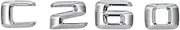SCPCKZETZN for C Class C260 w204 w203 w211 w210 w212 w205 w124 w163 cla gla Rear Trunk Letters Emblem Badge Logo Car Styling
