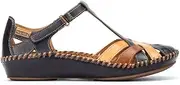 [Pikolinos] Women's P. Vallarta 655_v19 Closed Toe Sandals, Blue (Navy Blue Navy Blue)
