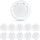 10 Pack 6 Inch LED Dimmable Flush Mount Ceiling Light, 16.5W Surface Mount Disc