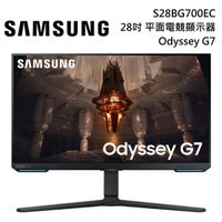 【私聊再折+分期0利率】SAMSUNG 三星 28吋 S28BG700EC 平面電競顯示器 Odyssey G7 公司貨