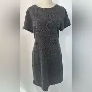 NWT! TAHARI Tweed Shift Mini Dress SIZE M
