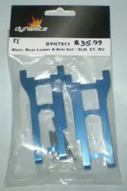 Dynamite DYN7911 alum rear lower a-arm set blue new