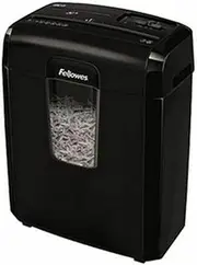 [Fellowes] Paper Shredder 8 Sheets Particle Cut (P4), Paper Shredder for Home, Powershred 8Cd, CD Shredder with 14L Waste Paper Bin and Safety Lock, Cross-Cut, Shreds Credit Cards