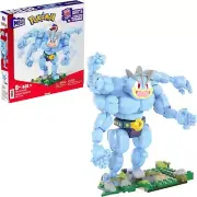 MEGA HTH70 Pokemon Machamp Building Toy Kit (401 Pieces) with 1 Poseable Figure