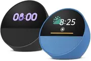 2 x All-new Amazon Echo Spot (2024 release) Black and Ocean Blue