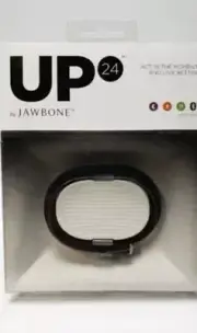 Jawbone Up 24 Bluetooth Fitness Activity Tracker S Small Onyx Black NEW