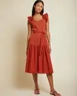 Nation Ltd Dress Cayenne NWT Large EVERLEIGH DRESS