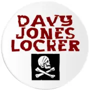 Davy Jones Locker Pirate - Circle Sticker Decal 3 Inch - Skull Crossbones