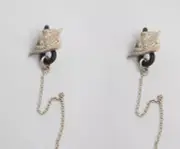 Alpini: Silver 925 Glasses Chain With Symbol Hat - Badge