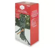 Christmas Lights Outdoor 24-Hour Timer 3 Grounded Outlets 6 Ft Power Cord Strip