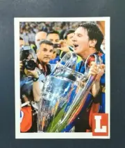 MESSI - 2010 Album "Stars from European Soccer" from Peru. Libero Sticker 28