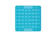 LickiMat Mini Playdate Slow Feeder Mat Freezer Safe for Dogs Turquoise
