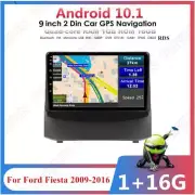 9'' Android 10.1 Quad-core Car Stereo Radio GPS 1G+16G For Ford Fiesta 2009-2016